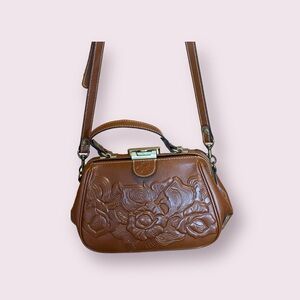 Patricia Nash Genuine Leather Crossbody/Satchel Purse